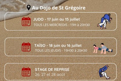 Programme des vacances