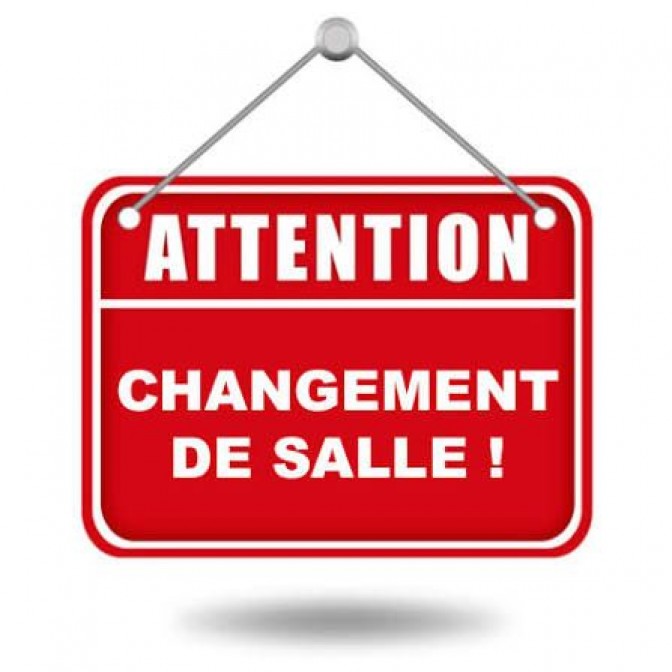 Image de l'actu 'Changement de salle'